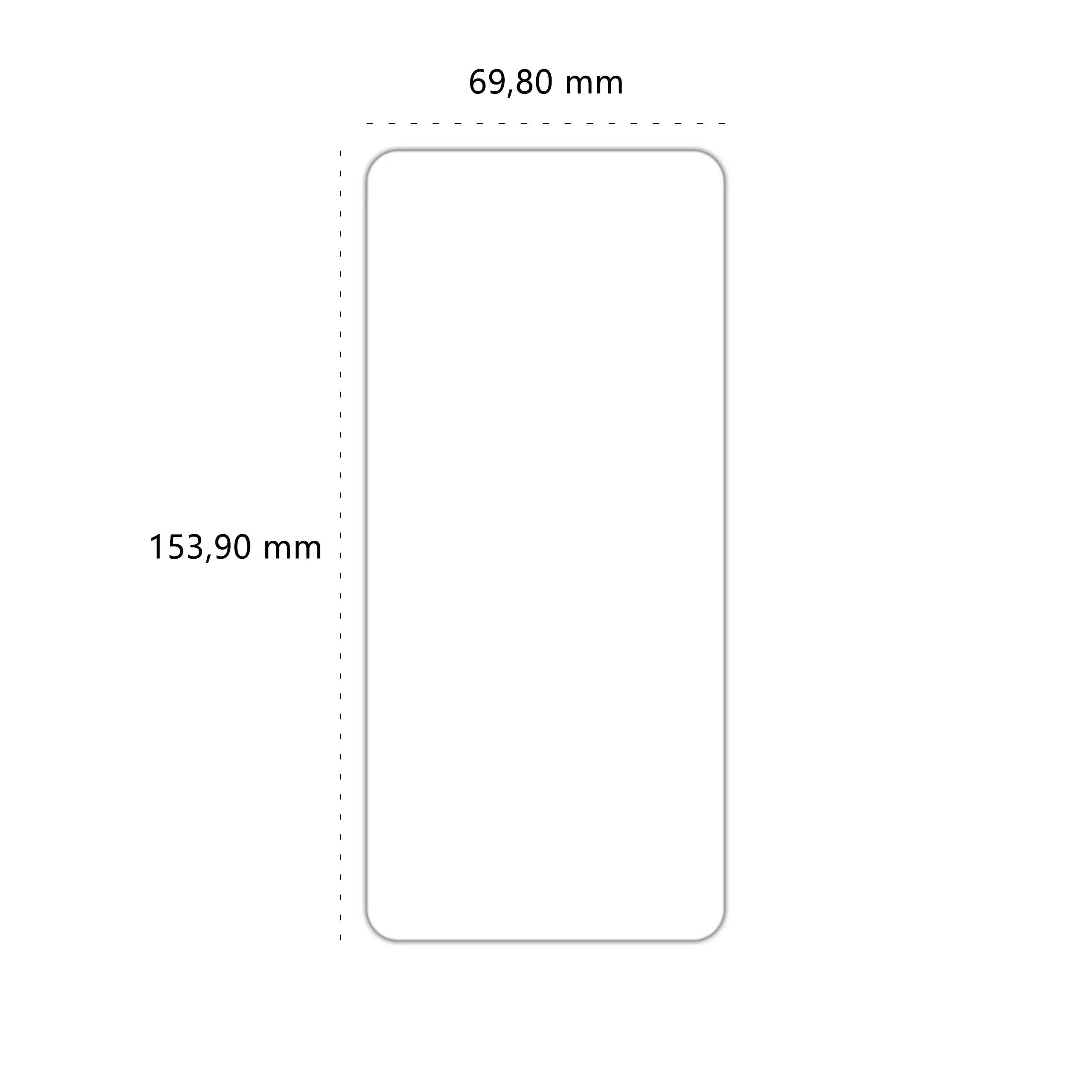 Wymiary szkła hartowanego Polski Banan BananShield do telefonu Xiaomi Redmi Note 8 Pro